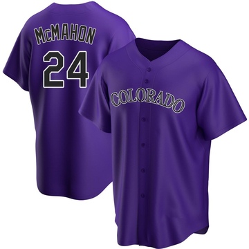 Nike / Youth Colorado Rockies Ryan McMahon #24 White Replica